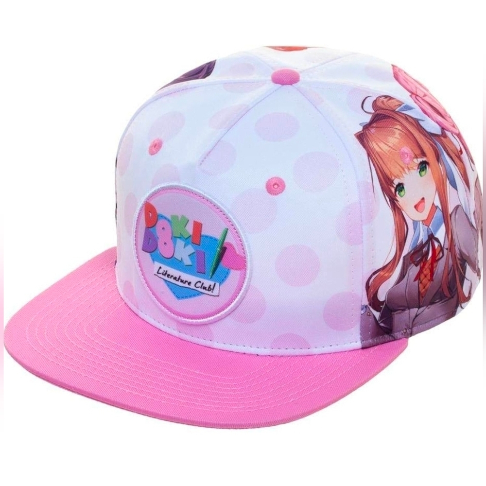Bioworld Doki Doki Literature Club Hat - Officially Licensed, Girls, Pink